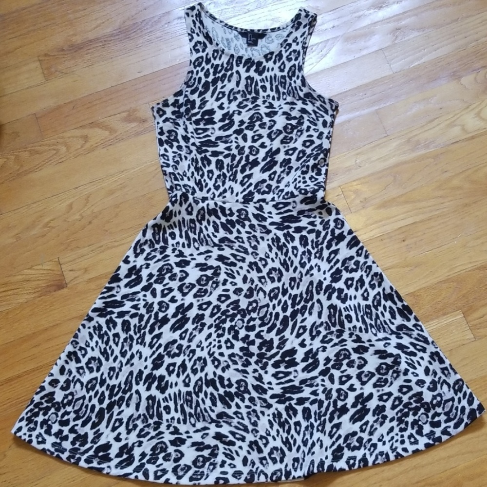 Cheetah tank dress